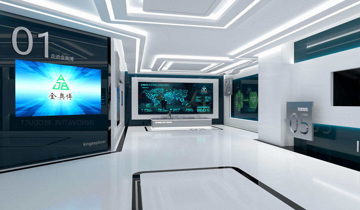 福州奧邁科技企業(yè)展廳設(shè)計(jì) 福州奧邁科技企業(yè)展廳設(shè)計(jì)